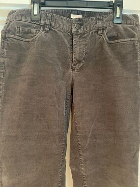 J Crew Brown Matchstick Corduroy Skinny Pants